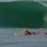 <p>Sri Noa Noa Surf Boat Trips - girls surf sumba</p>