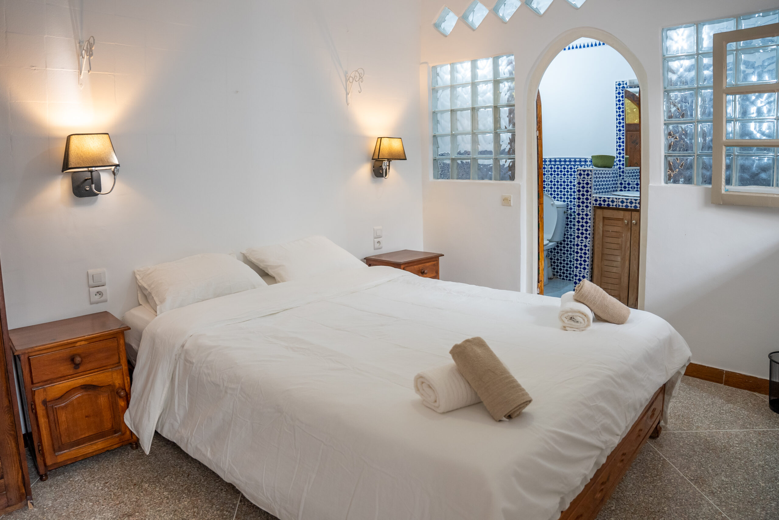 Dynamic Loisirs – Chambre double rénovée à Tamraght