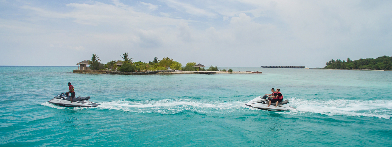 Jetski at Hudhuranfushi