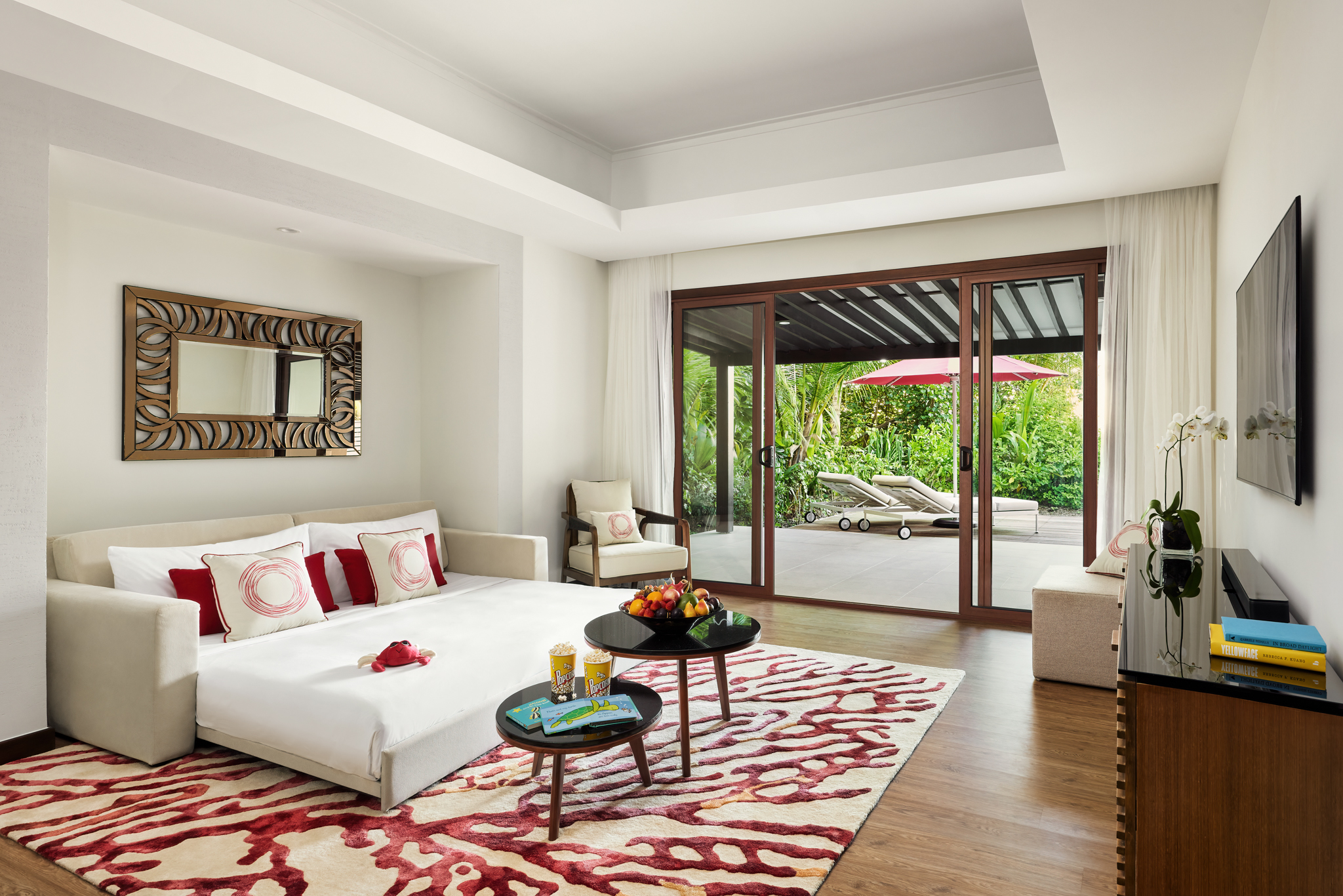 Niyama Private Islands - Deluxe Family Beach Pool Villas Sofa bed & Kids Set up