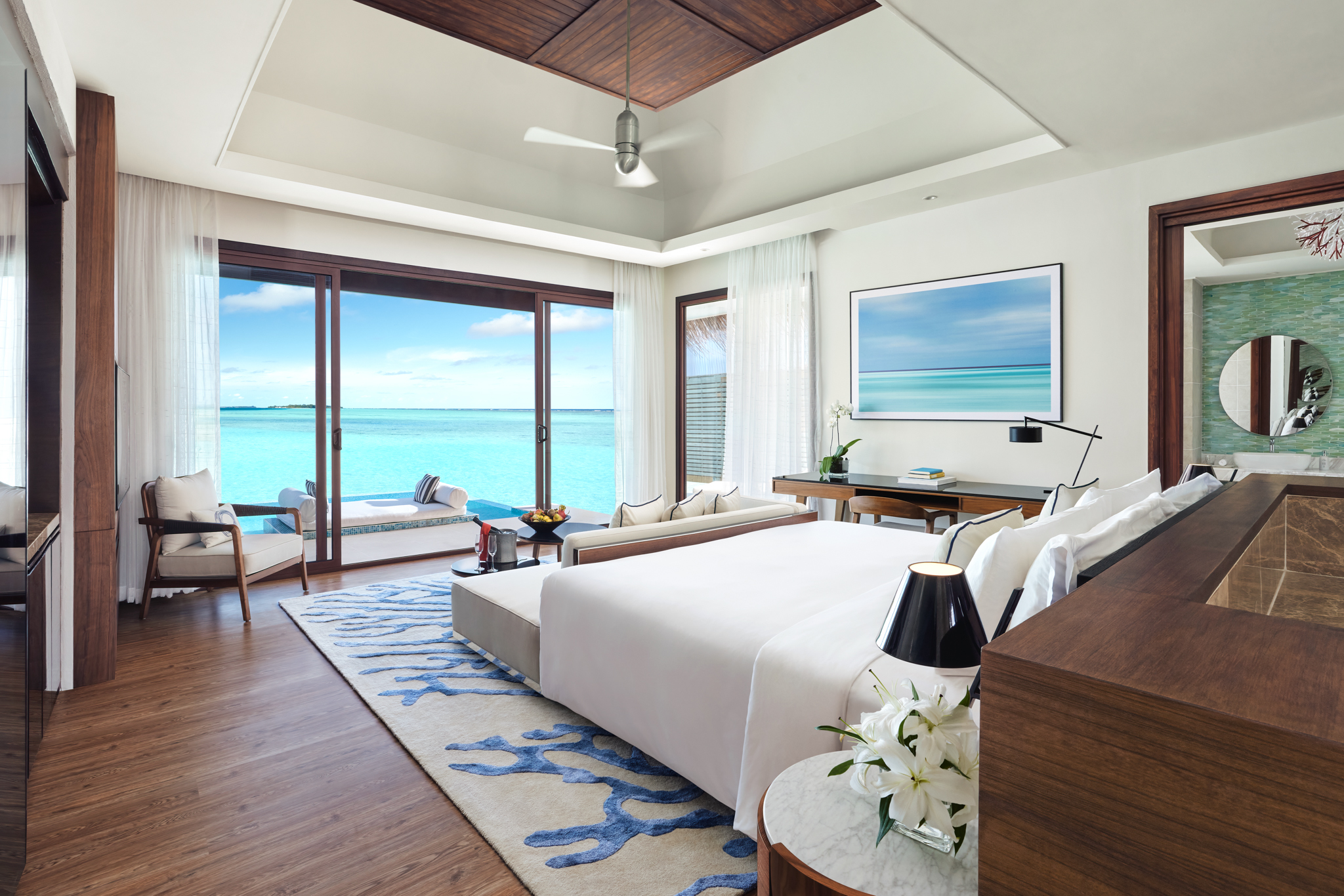 Niyama Private Islands - Over Pool Villa Bedroom