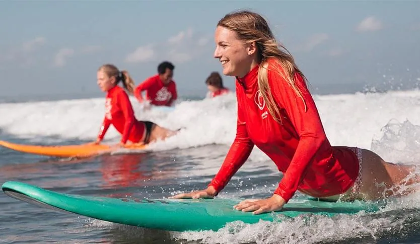 Session de surf avec Kima Surf Canggu