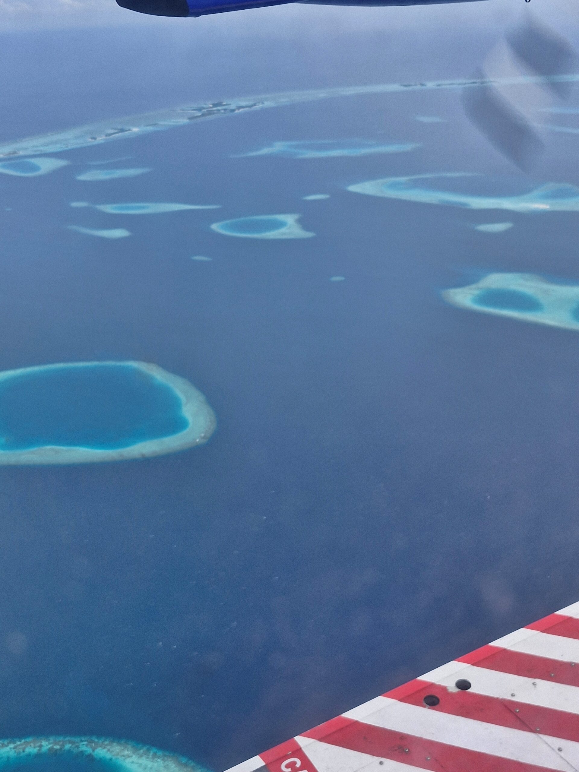 Les Maldives vue du ciel